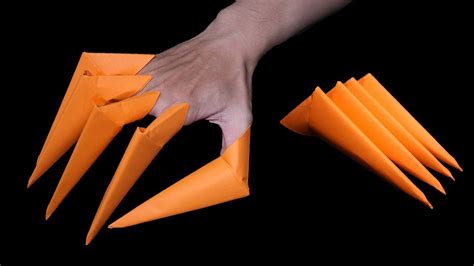 Easy Origami Ninja Claws Youtube