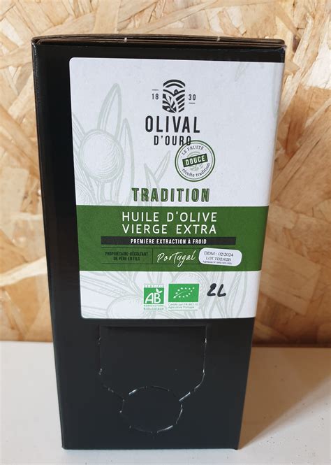 BIB 3L Huile d olive vierge douce extra traditionnelle bio à Lyon Rhône