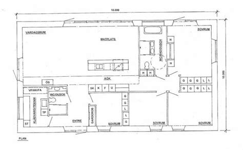 Silvervillan Sjöberg Thermé Floor plans Ground floor plan How