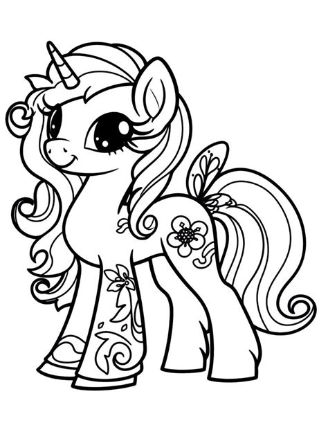 Spike Coloring Pages - Free My Little Pony Coloring Pages Printables