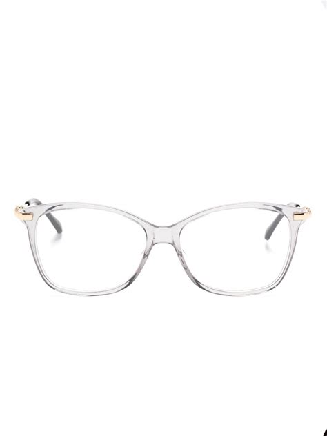 Jimmy Choo Eyewear Square Frame Glasses Farfetch