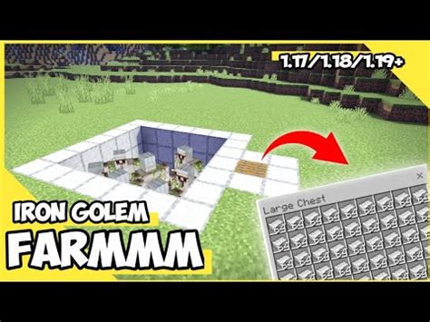 Easy Cara Membuat Iron Golem Farm Otomatis Di Minecraft PE MCPE