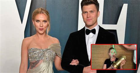 Colin Jost Scarlett Johansson Slime Olivermelvin