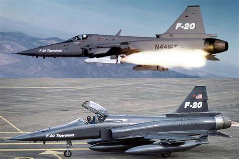 F-20 Tigershark - endorsed by Chuck Yeager and many other pilots, but the F-16’s development ...