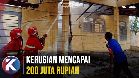 Rumah Dinas Camat Penengahan Lampung Selatan Kebakaran YouTube