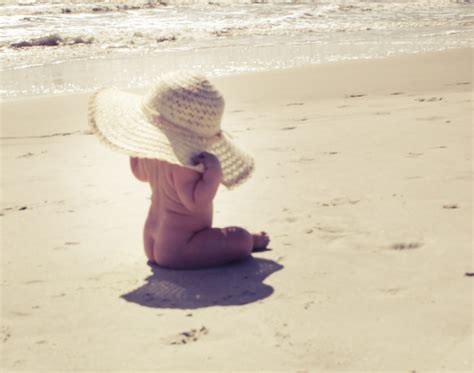 Naked Mothers On Beach