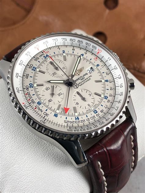 Breitling Navitimer World GMT Chronograph Automatic A24322 Men