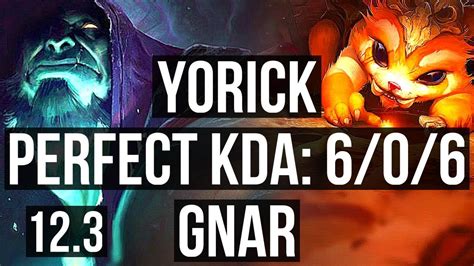 Yorick Vs Gnar Top 6 0 6 3 1m Mastery 600 Games Dominating