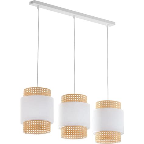 Lampa Wisz Ca Rattanowa Na Listwie Boho Iii Bia A Tk Lighting