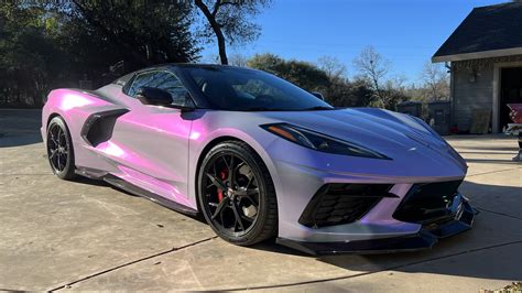 Hot New Color Shifting Candy Nardo Grey Wrap On A C8 Corvette