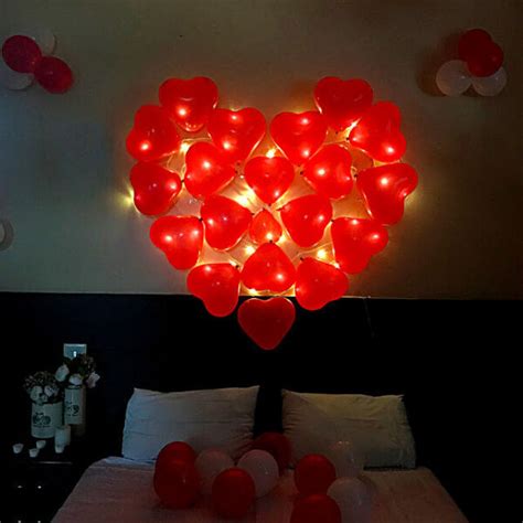 Romantic Heart Shape Balloon Room Decoration