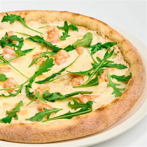 С креветками и рукколой