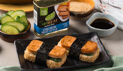 Unmeat Luncheon Meat Musubi Unmeat