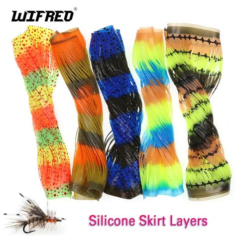 Wifreo Silicone Rubber Skirt Layers Rubber Leg Skirt Material For