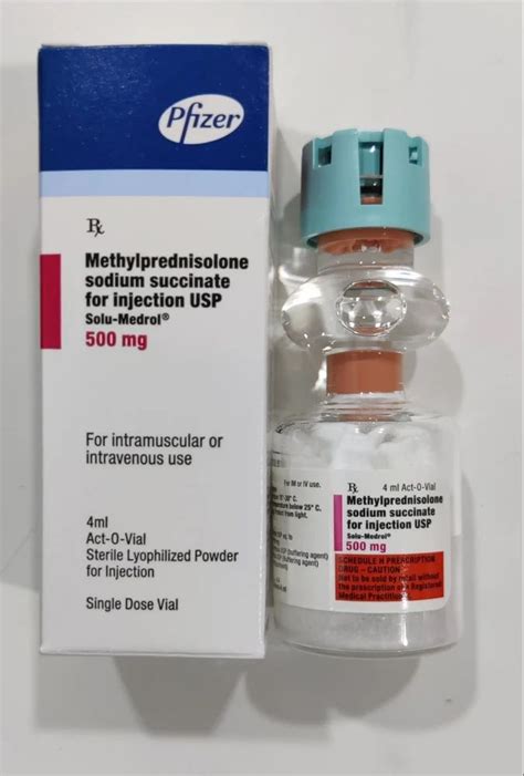 Methylprednisolone Injection 500mg Methylprednisolone Acetate