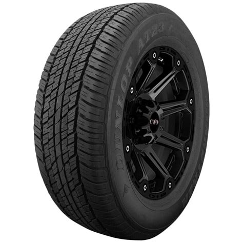 QTY 4 265 65R18 Dunlop Grand Trek AT23 114V SL Black Wall Tires