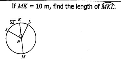 Answered If MK 10 M Find The Length Of MKL K Bartleby