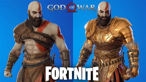 Top Pictures Fortnite Kratos Golden Armor Kratos Befor And After