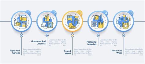 Gesch Ftsmodelltypen Blaue Vektor Infografik Vorlage Entwurfselemente