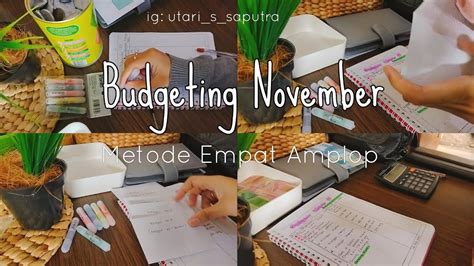 Budgeting November 21 Metode 4 Amplop Budgeting Budget