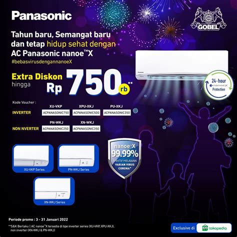 Jual PANASONIC CS PN 9 WKJ R AC SPLIT 1 PK FREON R32 760 WATT AIR