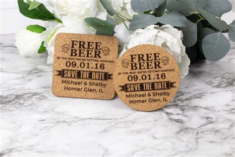 Funny Free Beer Save The Date Ideas Emmaline Bride