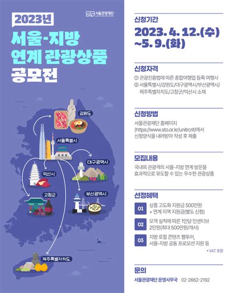 서울과 지방을 연결한 우리나라 구석구석 여행상품 공모