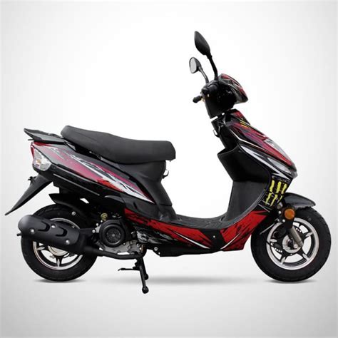 Scooter 50cc 4t Spiro 50 Jiajue Rouge Cdiscount Auto