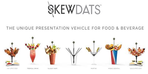 Reusable Cocktail Garnish Skewers - Skewdats