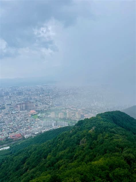 오랜만의 앞산 야등 뽐뿌등산포럼