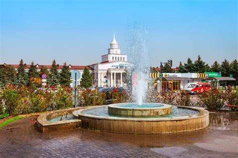 Premium Photo | Mineralnye Vody railway station building