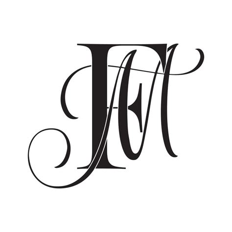 the letter f is made up of two letters and has an elegant design on it