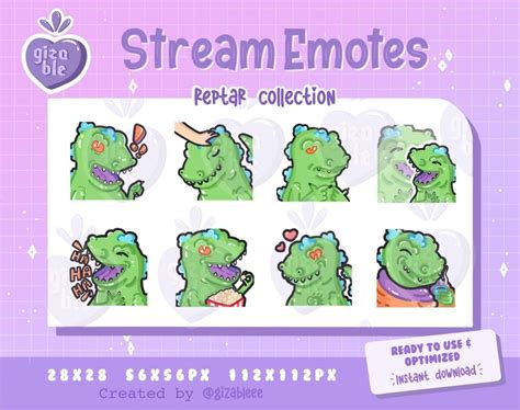 Pack Of Emotes For Twitch And Discord In Measures Of X X