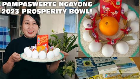 HOW TO MAKE PROSPERITY BOWL FOR NEW YEAR 2023 GAWIN ITO PARA SWERTEHIN