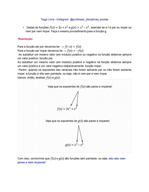 Exercício Resolvido Dadas As Funções F X 2x X 2 E G X X 3−x2