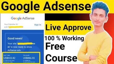 Google Adsense Approval Tips And Tricks Google Adsense Approval For