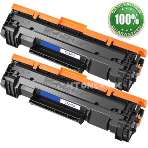 2pk Cf248a 48a Toner Cartridges For Hp Laserjet Pro M14 M15w M17 M29w M28w M30w Ebay