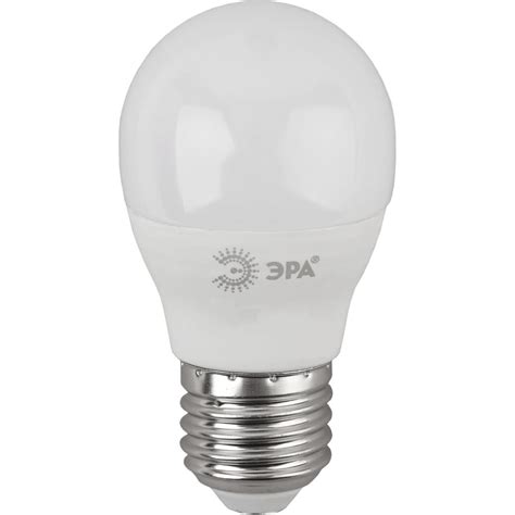 Светодиодная лампа ЭРА LED P45 11W 860 E27 шар холодный Б0032991