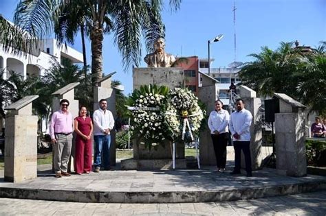 El Heraldo De Tuxpan Conmemoran Aniversario Del Natalicio De Ju Rez