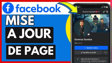 Comment Faire La Mise A Jour D une Page Facebook Très Facile YouTube