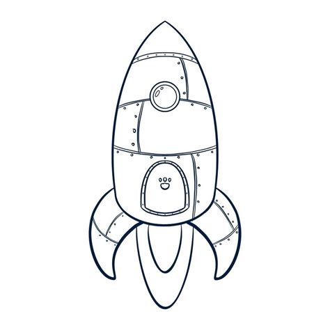 Line Art Rocket Illustration 3092931 Vector Art At Vecteezy