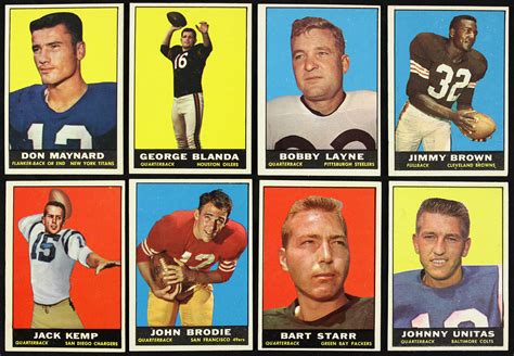 Lot Detail Topps Football Trading Cards Complete Set