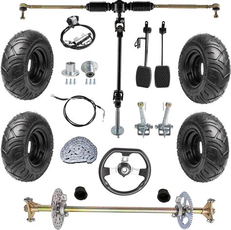 Amazon Yc Yier Complete Go Kart Rear Live Axle Kit With X