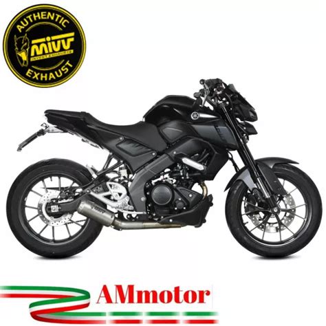 ECHAPPEMENT MOTO MIVV Yamaha MT 125 2021 Mk3 Inox Complete Exhaust