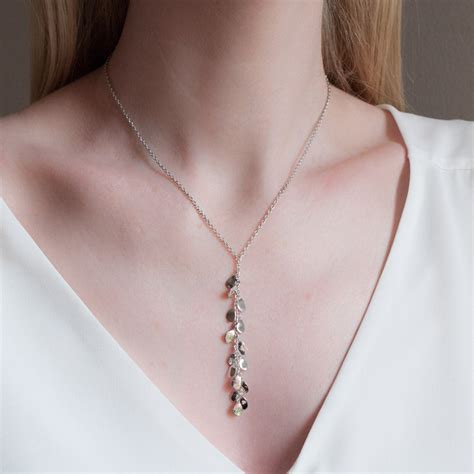 Rainfall Sterling Silver Necklace Tulip Jewellery