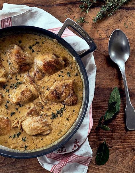 Poulet Fermier La Normande Pour Personnes Recettes Elle Table