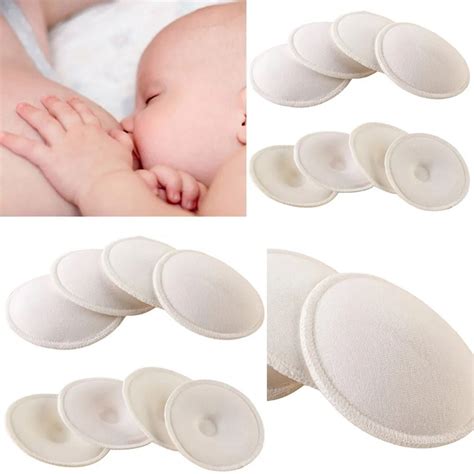 Pcs Cotton Reusable Breast Pads Nursing Mummy Anti Overflow Breast