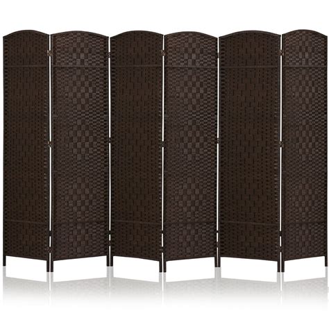 Jostyle Room Divider 6ft Tall Extra Wide Privacy Screen Folding