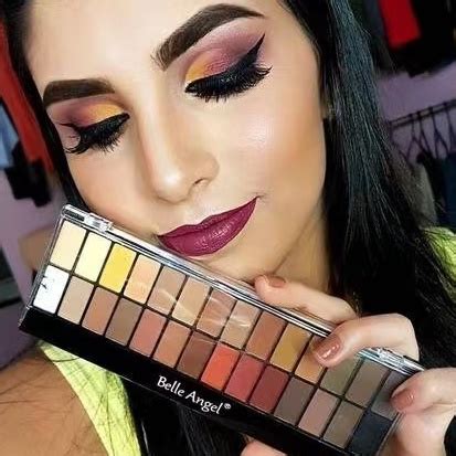 Kit Paleta De Sombra Cores Belle Angel B B Shopee Brasil