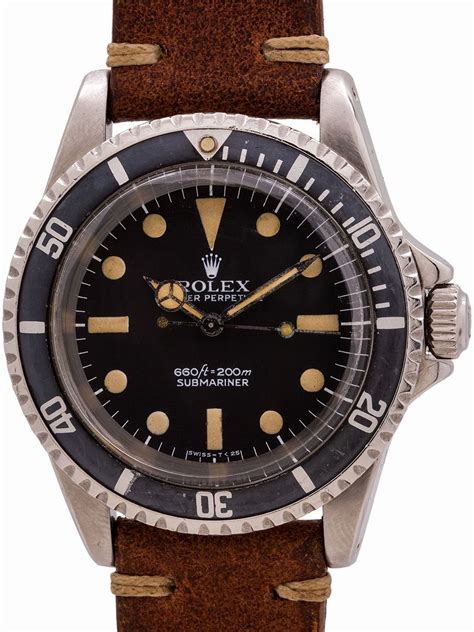 Rolex Submariner Ref 5513 Stainless Steel Meters First Dial Circa 1969